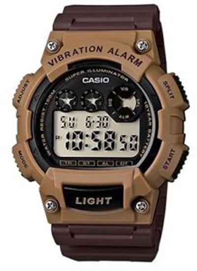 Casio Digital Watch W-735H-5AVDF Jam Tangan Pria Resin - Coklat