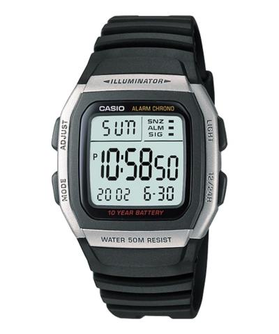 Casio Digital Watch W-96H-1AVDF Jam Tangan Pria Resin - Hitam