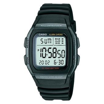 Casio Digital Watch W-96H-1BVDF - Jam Tangan Pria - Hitam - Resin  