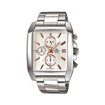 Casio EFR-511D-7AVDR Edifice Jam Tangan Pria - Putih - Stainless Steel  