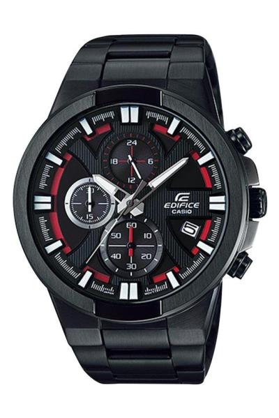 Casio EFR-544BK-1A4VUDF  Edifice Jam Tangan Pria - Strap Stainless Steel - Hitam