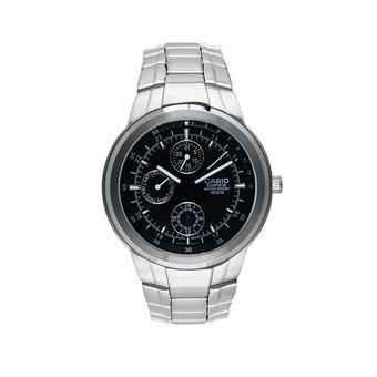 Casio Edifice EF-305D-1AVDF - Jam Tangan Pria - Silver - Stainless Steel  