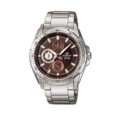 Casio Edifice EF-336D-5AVDF Jam Tangan Pria Stainless Steel - Brown