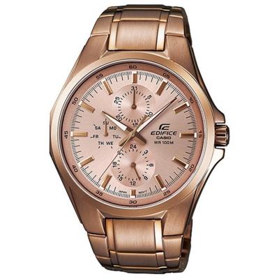 Casio Edifice EF-339G-9AVDF Jam Tangan Pria Stainless Steel - Brown