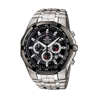 Casio Edifice EF-540D-1AVDF - Jam Tangan Pria - Stainless Steel - Hitam  