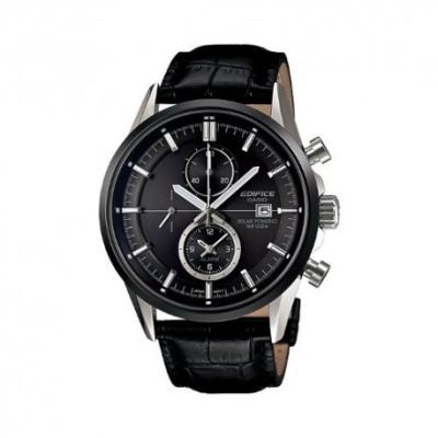 Casio Edifice EFB-503SBL-1AVDR Jam Tangan Pria Stainless Steel - Black