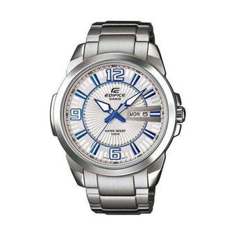 Casio Edifice EFR-103D-7A2VDF - Jam Tangan Pria - Stainless Steel - Putih Biru  