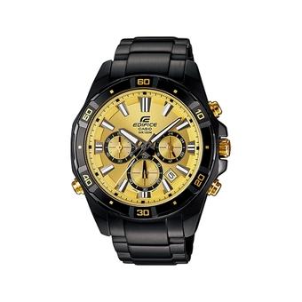 Casio Edifice EFR-534BK-9AVDF - Jam Tangan Pria - HItam - Stainless Steel  