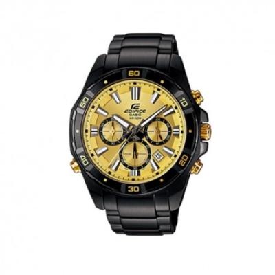 Casio Edifice EFR-534BK-9AVDF Jam Tangan Pria Stainless Steel - Gold