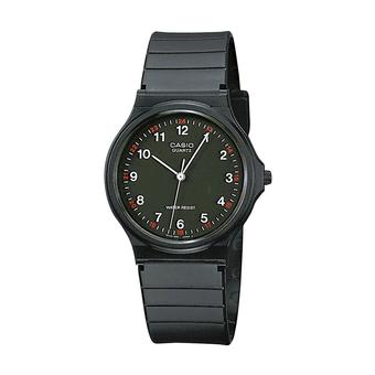 Casio Europe - Jam Tangan Pria - Hitam - Karet - MQ-24-1BLLGF  