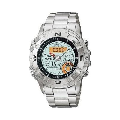 Casio Fishing Gear AMW-704D-7AVDF Jam Tangan Pria Stainless Steel - Silver