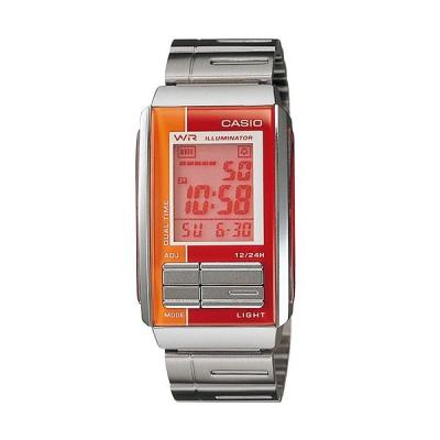 Casio Futurist LA-201W-4A Jam Tangan Wanita Strap Stainless Steel - Silver