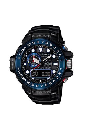 Casio G-Shock Black Resin Band Watch GWN-1000B-1BDR  