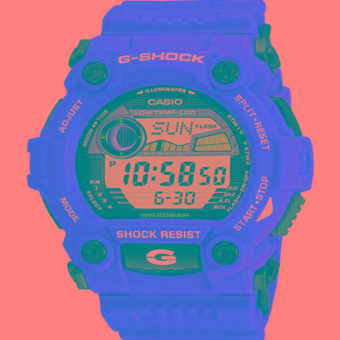 Casio G-Shock Digital Jam Tangan Pria - Merah - Strap Karet - G-7900A-4  