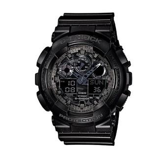 Casio G Shock GA-100CF-1ADR - Jam Tangan Pria - Resin - Hitam  