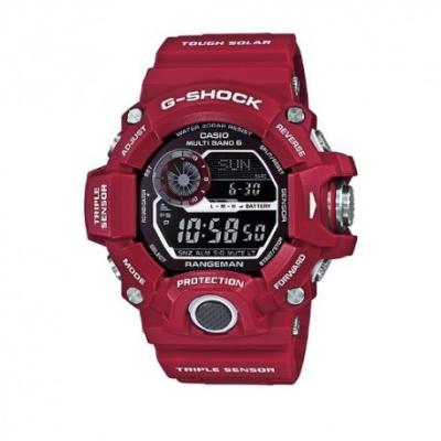 Casio G Shock GW-9400RD-4DR Jam Tangan Pria Resin / Stainless steel - Red