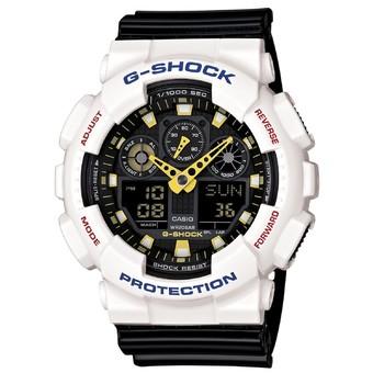 Casio G-Shock Men's Black Resin Strap Watch GA-100CS-7ADR  