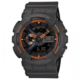 Casio G-Shock Men's Black Resin Strap Watch GA-110TS-1A4 (Intl)  