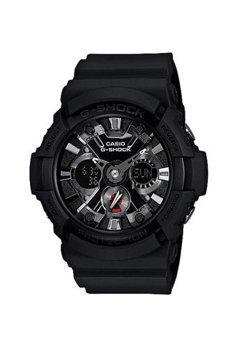 Casio G-Shock Men's Black Resin Strap Watch GA-201-1A  