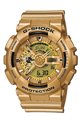 Casio G-Shock Men's Gold Resin Strap Watch GA-110GD-9A  