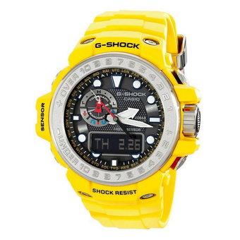 Casio G-Shock Men's Yellow Resin Strap Watch GWN-1000-9ADR  