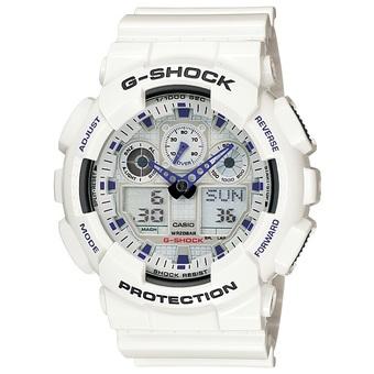 Casio G-shock GA-100A-7A Original - Putih  