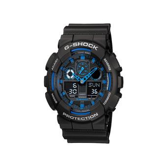 Casio G-shock - Jam Tangan Pria - Hitam - Strap Resin - GA-100-1A2DR  