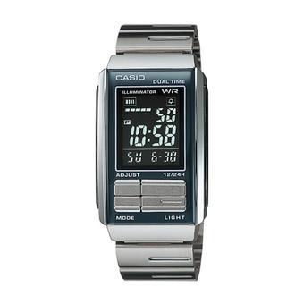 Casio Jam Tangan Futurist La201w-1b Stainless Steel - Hitam  