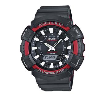 Casio Jam Tangan Pria AD-S800WH-4AVDF - Hitam Merah  