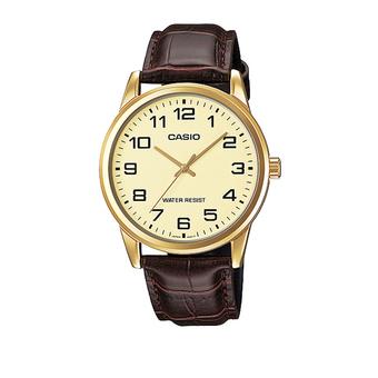 Casio Jam Tangan Pria Analog MTP-V001GL-9BUDF - Gold  