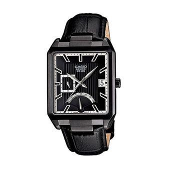 Casio Jam Tangan Pria Beside BEM-309BL-1AVDF - Hitam  