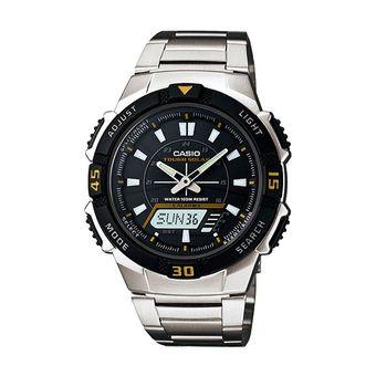 Casio Jam Tangan Pria Combination AQ-S800WD-1EVDF - Hitam  