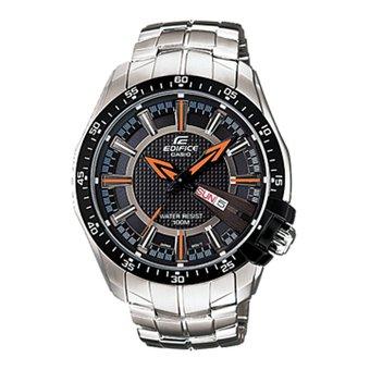 Casio Jam Tangan Pria EDIFICE EF-130D-1A5VDF - Hitam Coklat  