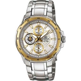 Casio Jam Tangan Pria EDIFICE EF-337DB-7AVDF - Silver Gold  