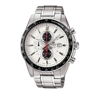 Casio Jam Tangan Pria Edifice EF-547D-7A1VDF - Silver Putih  