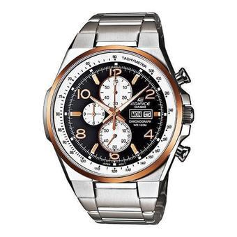 Casio Jam Tangan Pria Edifice EFR-503D-1A5VDF - Silver Hitam  