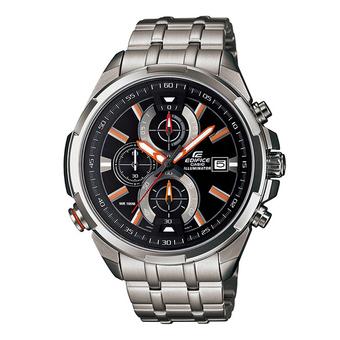 Casio Jam Tangan Pria Edifice EFR-536D-1A4VDF - Silver Orange  