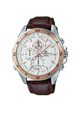 Casio Jam Tangan Pria Edifice EFR-547L-7AVUDF - Putih Cokelat  