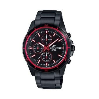 Casio Jam Tangan Pria Edifice - Stainless Steel - Hitam Merah - EFR-526BK-1A4VUDF  