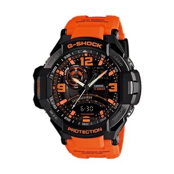 Casio Jam Tangan Pria G-Shock GA-1000-4ADR - Hitam Orange  