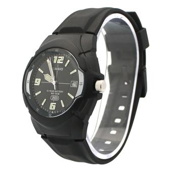 Casio Jam Tangan Pria - Hitam - Resin - MW600F - 7A   