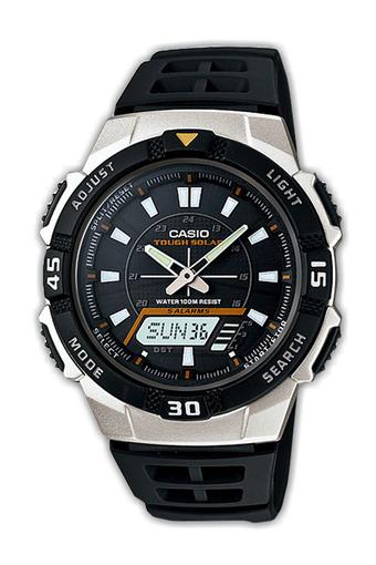 Casio - Jam Tangan Pria - Hitam - Strap Karet - AQ-S800W-1EV  