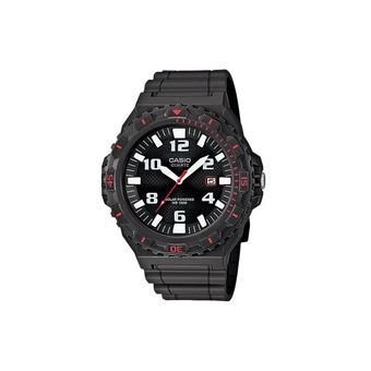 Casio Jam Tangan Pria - Hitam - Strap Rubber - MRW-S300H-8BVDF  