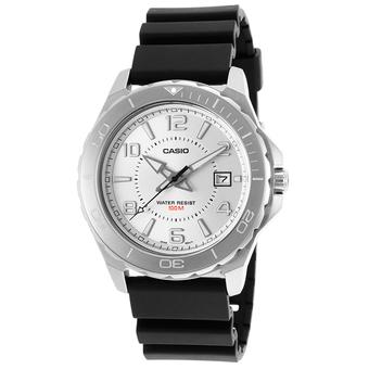 Casio Jam Tangan Pria MTD-1074-7AVDF - Silver putih  