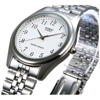 Casio Jam Tangan Pria MTP-1129A-7B - Silver putih  