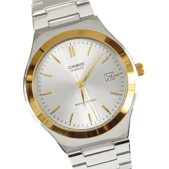 Casio Jam Tangan Pria MTP-1170G-7ADF - Silver putih  