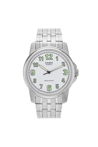 Casio Jam Tangan Pria MTP-1216A-7BDF - Silver/Putih  