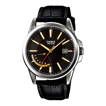 Casio Jam Tangan Pria MTP-E102L-1AVDF - Hitam  