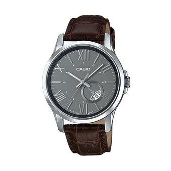 Casio Jam Tangan Pria Man Analog MTP-E105L-8AVDF - Coklat  