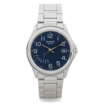 Casio Jam Tangan Pria - Silver - Strap Stainless Steel - Analog MTP-1369D-2BVDF  